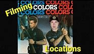 Colors 1988 movie Filming locations then & now. Sean Penn 80slife 4k