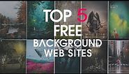 Top 5 Website For Downloading Free Manipulation Background For Editing