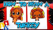 How To Draw A Funny Turkey