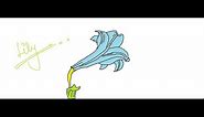 Easy Kids Drawing Lessons:How to Draw Cartoon Flower- Lily