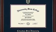 Columbus State University - Officially Licensed - Master's/PhD - Gold Embossed Diploma Frame - Document Size 17" x 11"