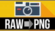How to Convert Raw Images to Png on Mac for Free