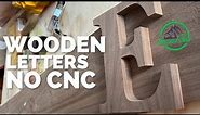15 Tips for Using the Scroll Saw // Hardwood Letters for Store Sign