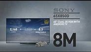 SONY 65X850D 4K HDR with Android TV Sony XBR X850D Series // Full Specs Review