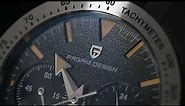 PAGANI DESIGN PD1766 Men's Chronograph Quartz Watches 40mm Stainless Steel Sports Wristwatch