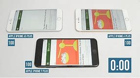 iPhone 7 Plus vs iPhone 6S Plus vs iPhone 6 Plus - Battery Test