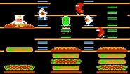 BurgerTime (NES) Playthrough