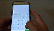 Samsung Galaxy S6 Edge: How to Use a Calculator