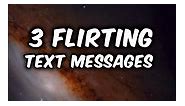 Flirting text messages #datingadvice | onlinedatingcoachari