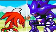 Knuckles VS Mecha Sonic - Sprite Animation