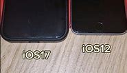 Boot up iPhone Xr iOS 17 vs. iPhone 6 iOS 12 #boot #iphonexr #iphone6 #ios17 #ios12 #shortsvideo