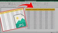 Como convertir de imagen a Tabla en Excel (PNG, JPG)