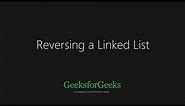 Reversing a linked list | GeeksforGeeks