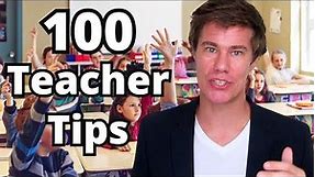 100 Teacher Tips for New Educators