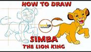 Draw Young Simba Lion King