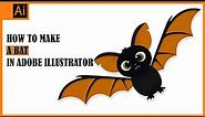 How to make a bat in Adobe Illustrator