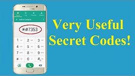 Very Useful Secret Codes For All Samsung Phones!