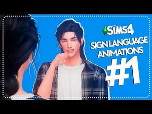 Sims 4 Animation Pack | Sign Language Animations #1 (FREE ACCESS)