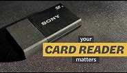 Sony UHS-II SD Memory Card Reader Review | MRW-S1