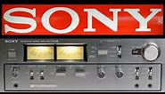 Sony TA- F6B Integrated Amplifier. Vintage Stereo Repair Restoration Testing. Old Audio Classic.