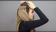 How to put on and wear clip-on hair extensions