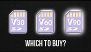 V30, V60, V90 SD Cards Explained | Know The Differences!