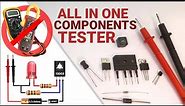 How to make all in one component tester using transistor 13003 || continuity tester