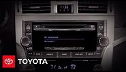 2011-2012 Avalon How-To: Bluetooth® Phone Pairing And Calling | Toyota