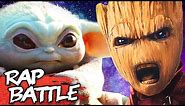 Baby Yoda vs Baby Groot Rap Battle