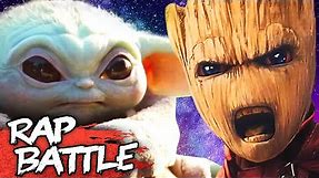 Baby Yoda vs Baby Groot Rap Battle