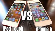 iPod Touch 5th Gen & iPhone 5 Comparison (Design,Speed, & Camera Comparison) + Brief Review