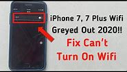 iPhone 7, 7 Plus Wifi Greyed Out 2024!! Fix Can't Turn On Wifi On iPhone 7, 7 Plus