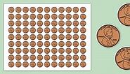 Printable Play Money: Penny Coin