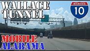 I-10 - George Wallace Tunnel - Mobile - Alabama - 4K Infrastructure Drive