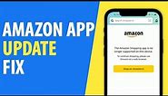 How to Update Amazon App | Amazon App Working Problem on Android 2023 (FIX)