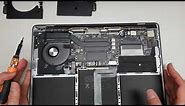 MacBook Pro 13 inch Mid 2017 A1708 Disassembly Logicboard Motherboard Removal