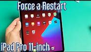 iPad Pro 11in: How to Force a Restart (Forced Restart)