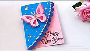 How to make New Year Card // Handmade easy card Tutorial