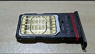 Poco X6 Pro: How to insert the SIM card? Installation of the nano SIM cards (Tutorial)