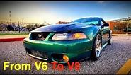 2000 Mustang V6 swap to V8 : Story