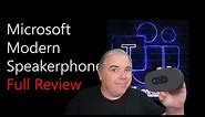 Microsoft Modern SpeakerPhone Full Review / What's New in Microsoft Teams