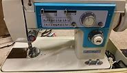Vintage Sewing machine instructions operation and demo Dressmaker model S-2402 sewing machine