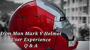 Iron Man Mark V Helmet (Autoking) User Experience Questions & Answers Review 2021 1st Episode