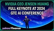Nvidia CEO Jensen Huang full keynote at GTC 2024