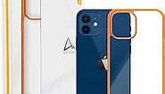 ARMOR Signature Case for iPhone 12 Mini, Orange with Grey Tape