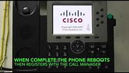 Factory Reset Cisco 7965 to Default in Real Time