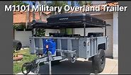 Military Humvee Overland Trailer /M1101/ Walk-around