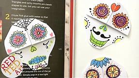 Easy Skull Bookmark DIY - Sugar Skull - Day of the Dead - Halloween