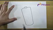 How to Draw a Battery Very Easy step by step
