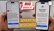 iOS 17.3 Big Update Released | What’s New? | Stolen device protection